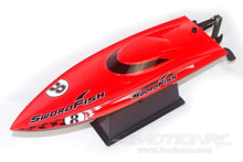 Load image into Gallery viewer, Bancroft Swordfish Mini Red 430mm (17") Racing Boat - RTR