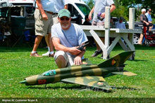Load image into Gallery viewer, Freewing Mig-21 Silver High Performance 80mm EDF Jet - PNP