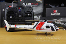 Load image into Gallery viewer, XK K123 Red and White with Gyro 244mm (9.6") Rotor Diameter - RTF