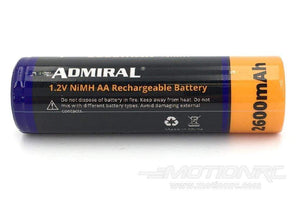 Admiral AA NiMH 2600mAh Rechargeable Batteries (Pack of 6)