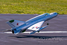 Load image into Gallery viewer, Freewing Mig-21 Silver High Performance 80mm EDF Jet - PNP
